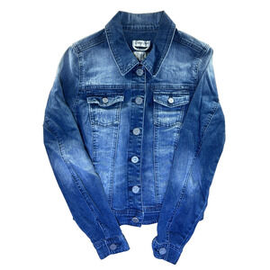 Indigo Rein Forever Women’s Denim Jean Jacket Medium Distressed Blue